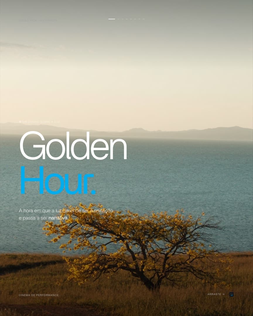 Golden Hour · Manifesto sobre a luz